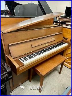 Yamaha Continental Console Upright Piano 40 1/2 Satin Walnut