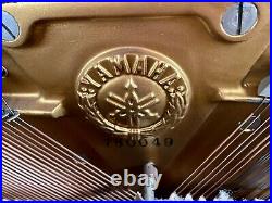 Yamaha Continental Console Upright Piano 40 1/2 Satin Walnut