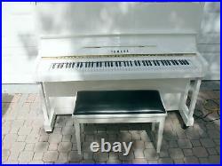 Yamaha Disklavier Mx100a Upright Piano Auto Player 48 U1 White Mx100-a Great