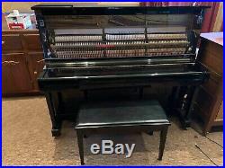 Yamaha Disklavier Upright Player Piano MX100B Black with clear cover (WithDisks)