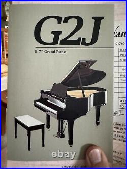 Yamaha G2J 5'7 Grand Piano (Ebony)