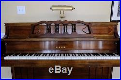 Yamaha M216 Cherry Upright Piano with bench Good Condition Single Owner