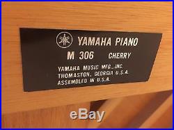 Yamaha M306 Cherry Upright Piano