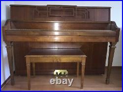 Yamaha M500H Piano with original bench Console, Upright
