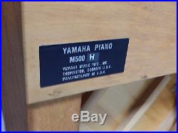 Yamaha M500 H Upright Piano VG Condition
