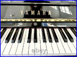 Yamaha MX100A Upright Piano with Player System 50 Polished Ebony
