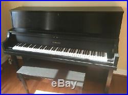 Yamaha P22 45 Satin Ebony Professional Series Upright Piano Mfg in USA