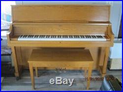 Yamaha P22 45 Upright Professional Collection Piano Oak Excellent Condition