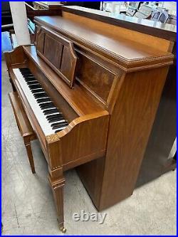 Yamaha P600 Studio Upright Piano 44 Satin Walnut