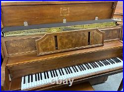 Yamaha P600 Studio Upright Piano 44 Satin Walnut