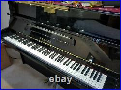 Yamaha P-116 Upright Piano Polished Ebony 1989 Made in Japan
