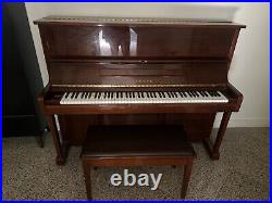 Yamaha Piano P22 Upright 48 Inch Walnut