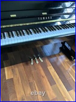 Yamaha T118 PE 45 Upright Piano in Polished Ebony