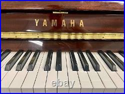 Yamaha T118 Studio Upright Piano 47 Polished Mahogany