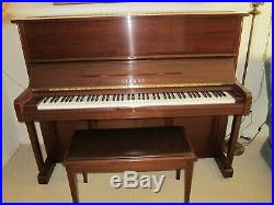 Yamaha U1E Upright Piano, 48, Walnut gloss finish. Excellent condition