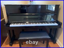 Yamaha U1 48 Professional Collection Upright Piano with Bench Great Condition
