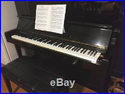 Yamaha U1 48 professional Upright Piano and Bench, Beautiful Condition. WoW