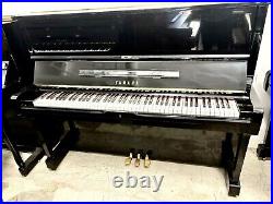 Yamaha U1 Upright Piano 48 Polished Ebony