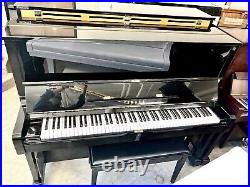 Yamaha U1 Upright Piano 48 Polished Ebony