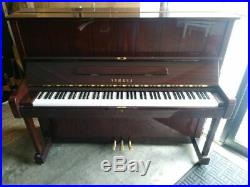 Yamaha U1 Upright Piano 48 Polished Mahogany