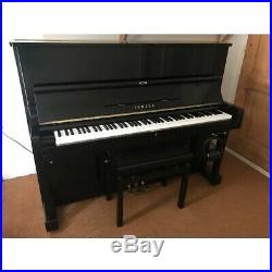 Yamaha U1 Upright Piano 48 with Stool Well Maintained Very Good Condition