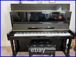Yamaha U1 Upright Piano Polished Ebony WithBench