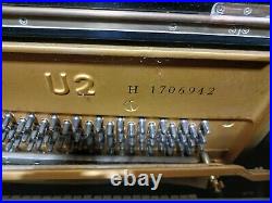 Yamaha U2 Upright Piano Ebony, High Gloss Finish
