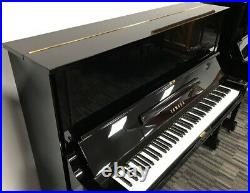 Yamaha U3 52 Upright Piano Picarzo Pianos Polished Ebony Model VIDEO