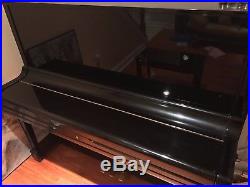 Yamaha U3 H Series 52'' Upright Piano Polished Ebony Excellent Condition