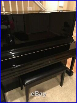 Yamaha U3 Upright Piano Ebony Excellent Condition