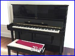 Yamaha U3 Upright piano 52 Ebony, Excellent Condition, Manufac. 1984
