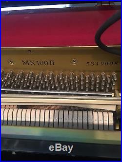 Yamaha Upright MX100II Disklavier Piano Works Great! Disk Player Needs Repair