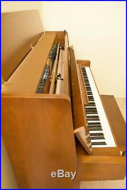 Yamaha Upright Piano 45 P2F Satin Walnut with Storage Bench GREAT CONDITION