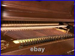 Yamaha Upright Piano, M2 Nippon Gakki includes matching bench, walnut color