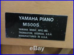 Yamaha Upright Piano Model M500 S