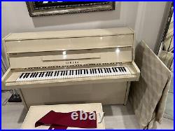 Yamaha Upright Piano Rare Ivory Gloss
