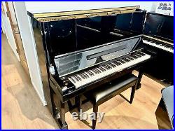 Yamaha YUX Tall Upright Piano 51 1/2 Polished Ebony