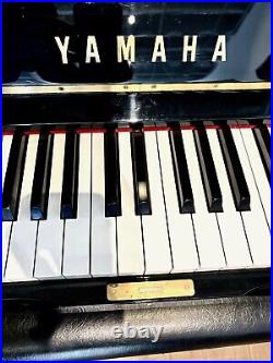 Yamaha YUX Tall Upright Piano 51 1/2 Polished Ebony