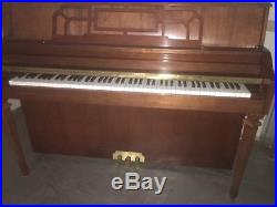 Yamaha wooden upright piano brown excellent condition