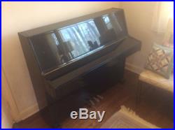 Young Chang Black Upright Piano Won At Auction Never Used Beautiful In Ct