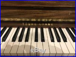 Young Chang E-118 Upright Piano 47 Satin Walnut
