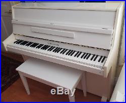 Young Chang Ivory Console Piano Good Condition Matching Bench Included