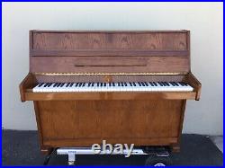 Young Chang Model E-101 85-note Upright Piano Walnut Wood with Chair
