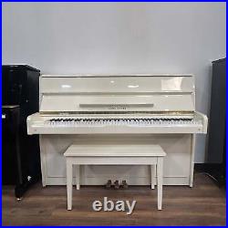 Young Chang U107A 43 Polished Ivory Continental Console Piano c1995 #2096979