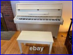 Young Chang U107 Polished Ivory Upright Piano 1994