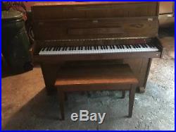 Young Chang Upright Piano 83 Keys Walnut High Gloss Case with Bench
