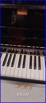 Young Chang Upright Piano- Ebony