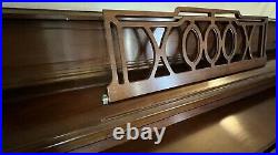 Young Chang Upright Piano F-108B Satin Oak Walnut with Bench Local Pick Up Only