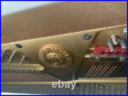 Young Chang Upright Piano Model U-107, Almond / Ivory Gloss