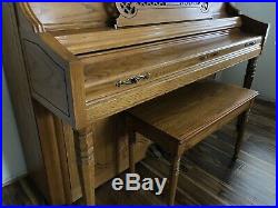 Young Chang Upright Piano & Piano Bench withStorage 88 KEYS Original Owner